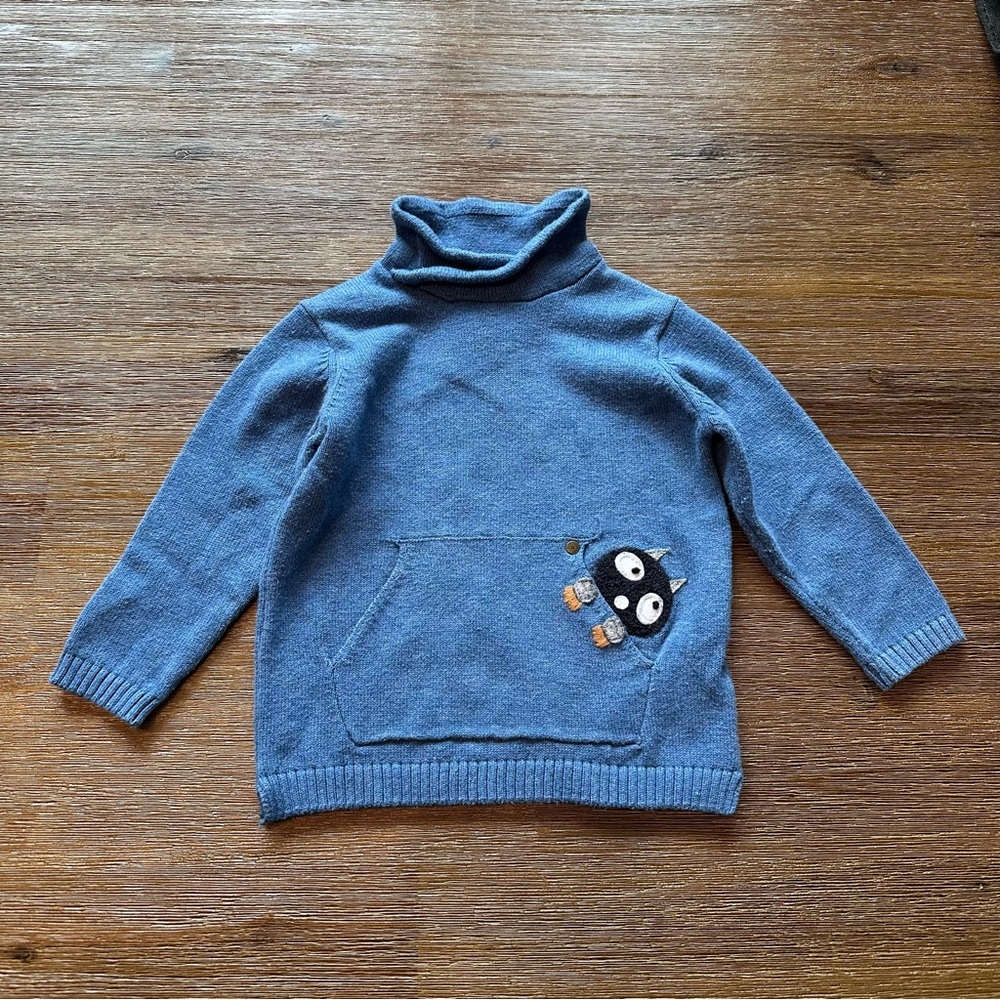 3/20$ Zara Knitwear Baby Knit Blue Sweater size 12-18 months